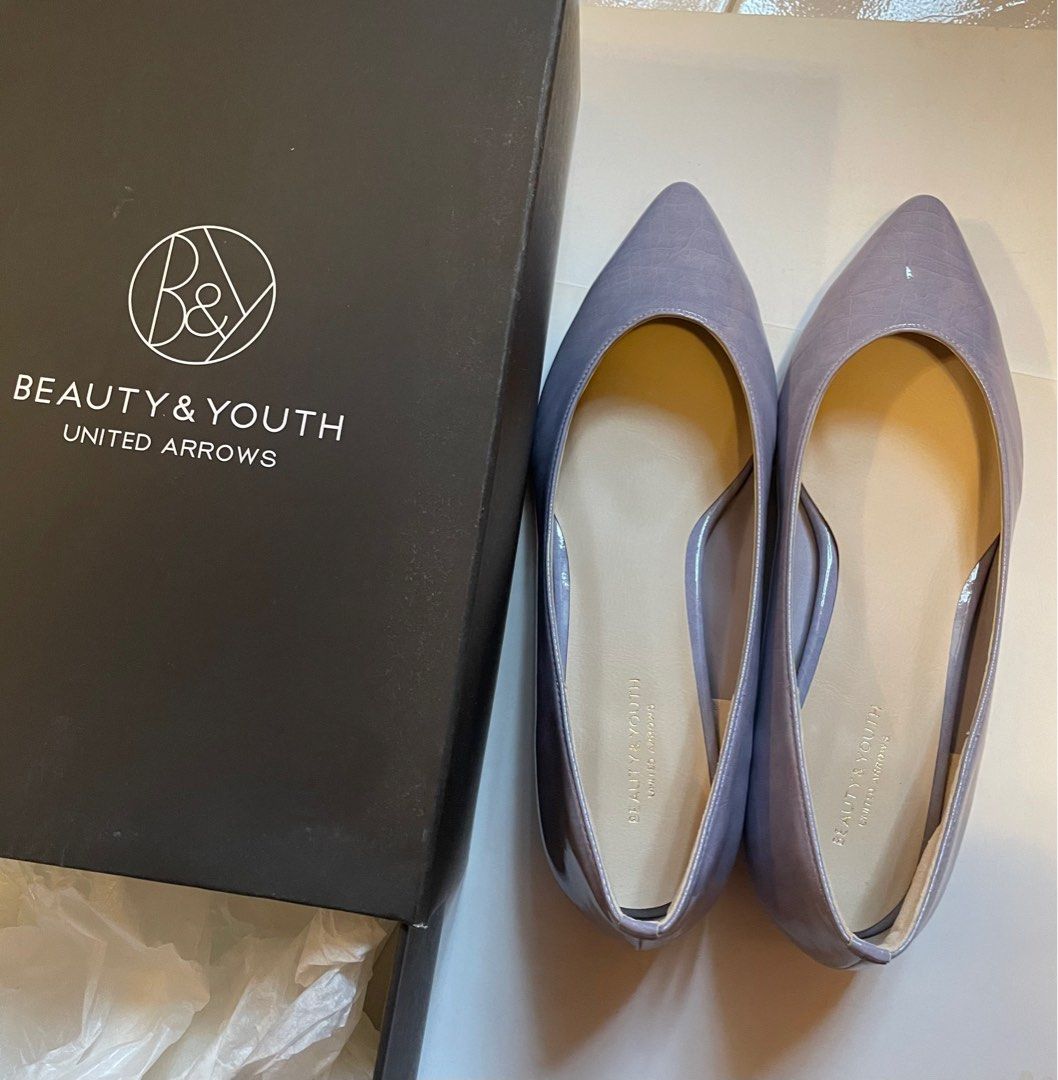 Beauty & Youth United Arrows 女鞋flats 日本製36.5, 女裝, 鞋, 平底