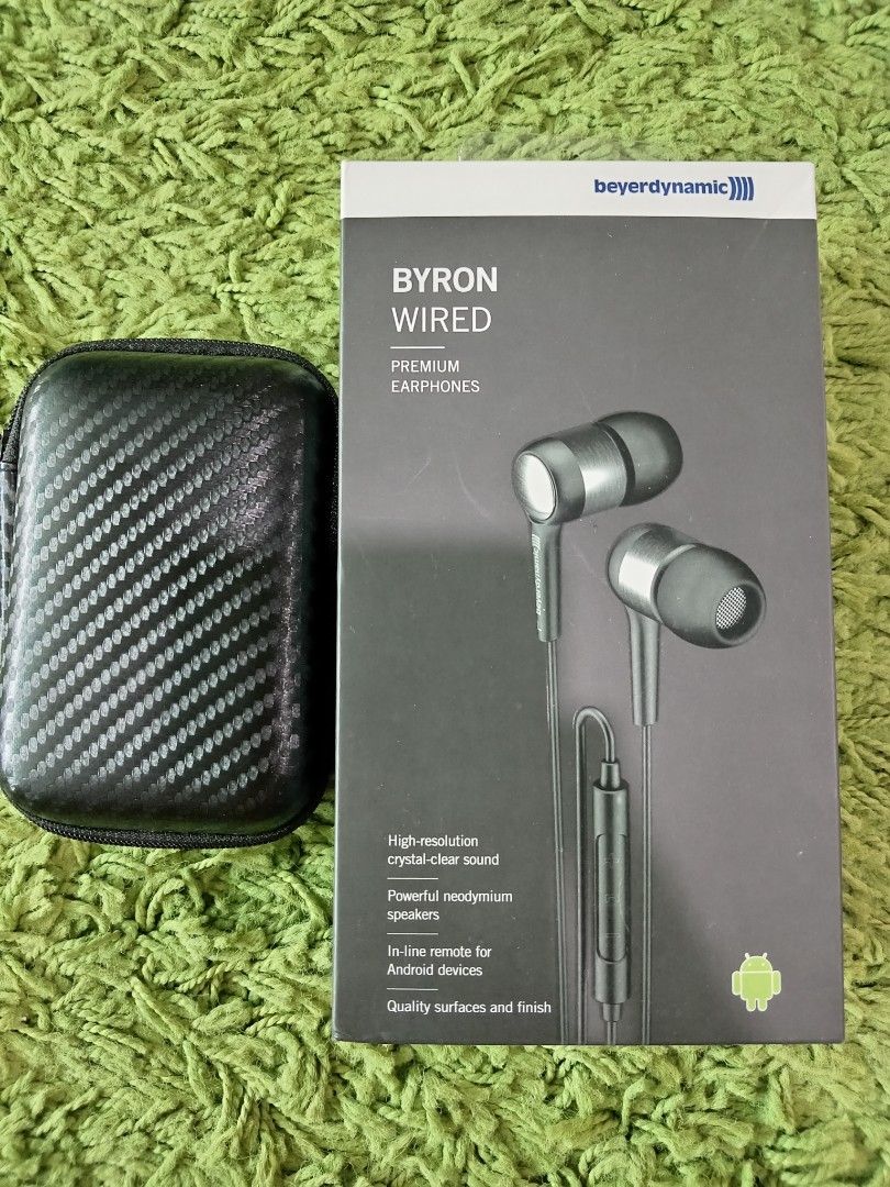 Beyerdynamic Byron wired earphone with microphone not sennheiser shure akg jbl Audio technica