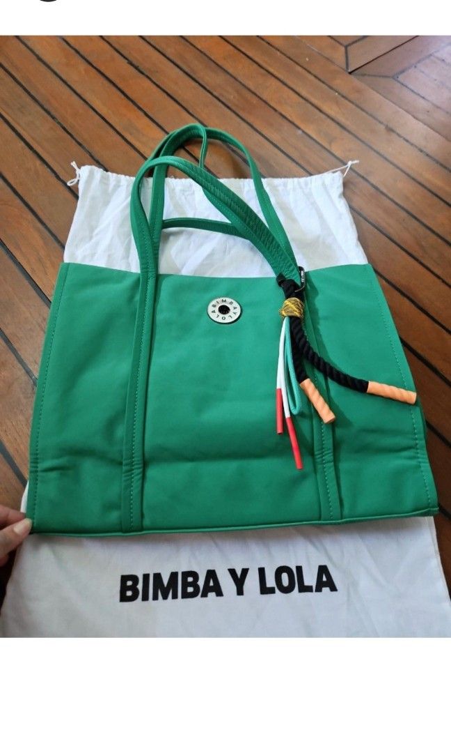 Branded Bag - Ready New BNIB Bimba Y Lola M black tote bag logo