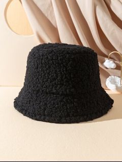 Black Wool Bucket Hat (from Japan)
