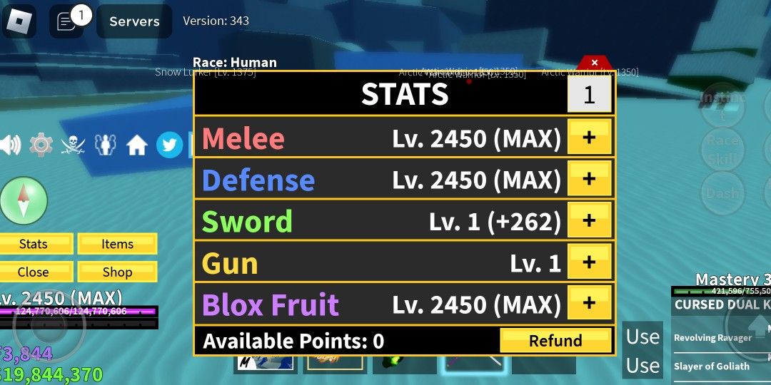 BLOX FRUIT RANKED ACCOUNT(READ DESCRIPTION)