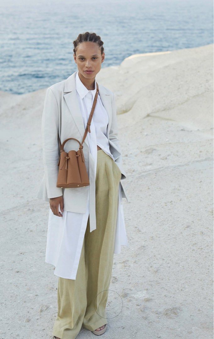 BNIB Polene Numero Huit bucket bag (Category: Bags & Wallets) located in Singapore. Submitted by gelnno (Listing ID 1237978454, Image 2). Description: Mini size in Camel. Dimensions: 19 X 18 X 18 cm. Weight: 385 g. Shoulder strap: 60 cm..
