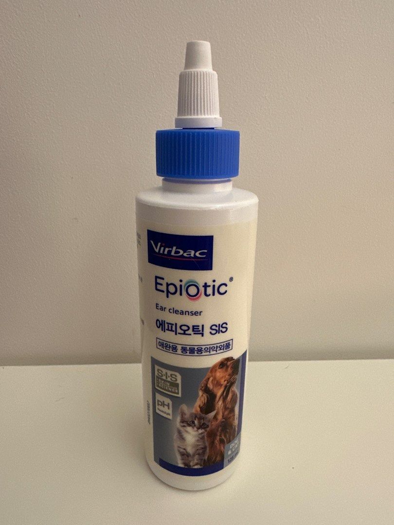 BNIB Virbac EpiOtic SIS Ear Cleaner 125ml for Dogs and Cats, Pet Supplies, Health & Grooming on