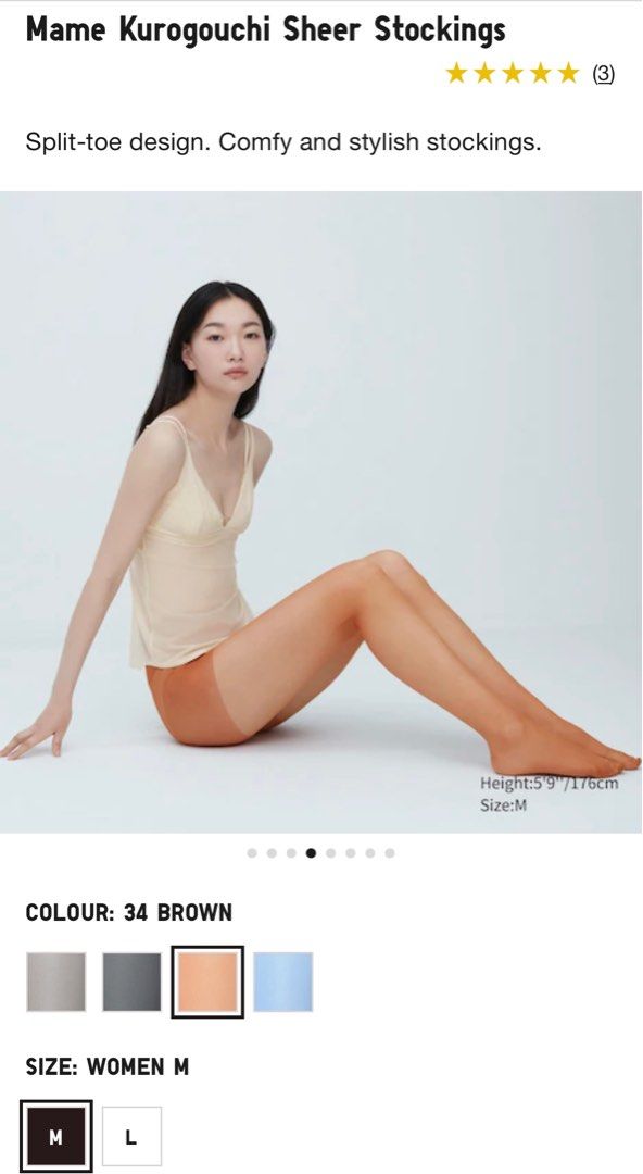 BNWT Uniqlo Mame Kurogouchi Sheer Stockings