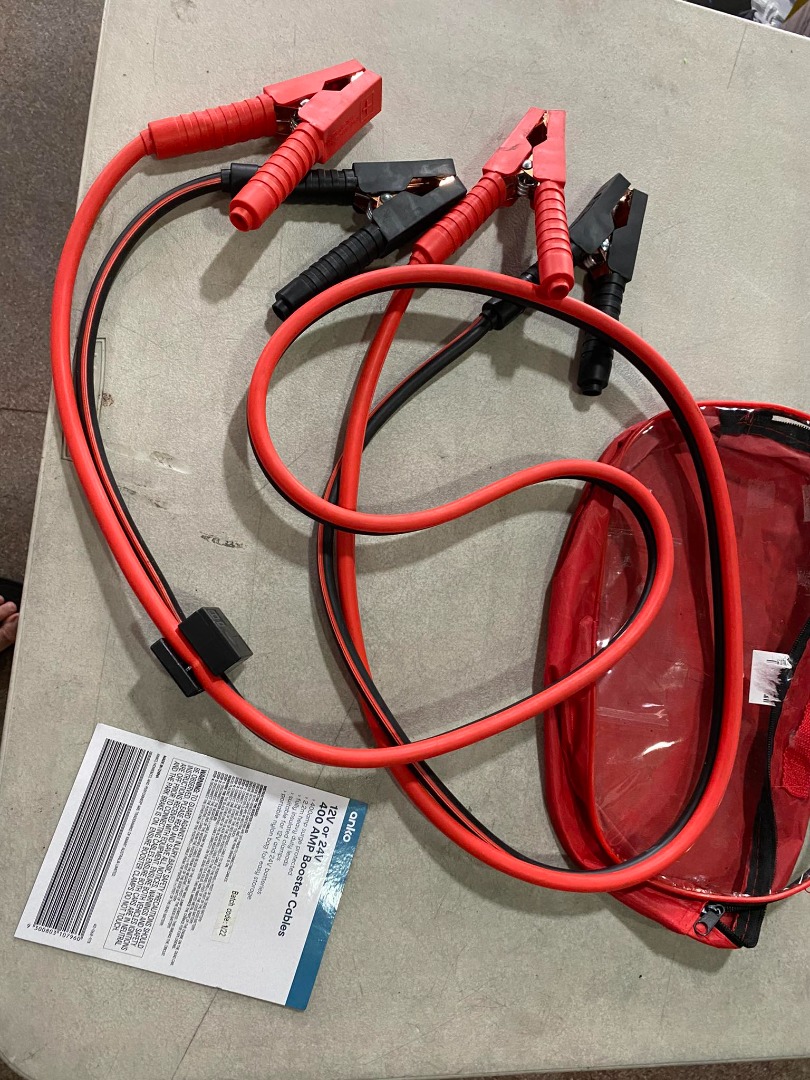Booster Cable Set 400 amp. 12 or 24 Volts on Carousell