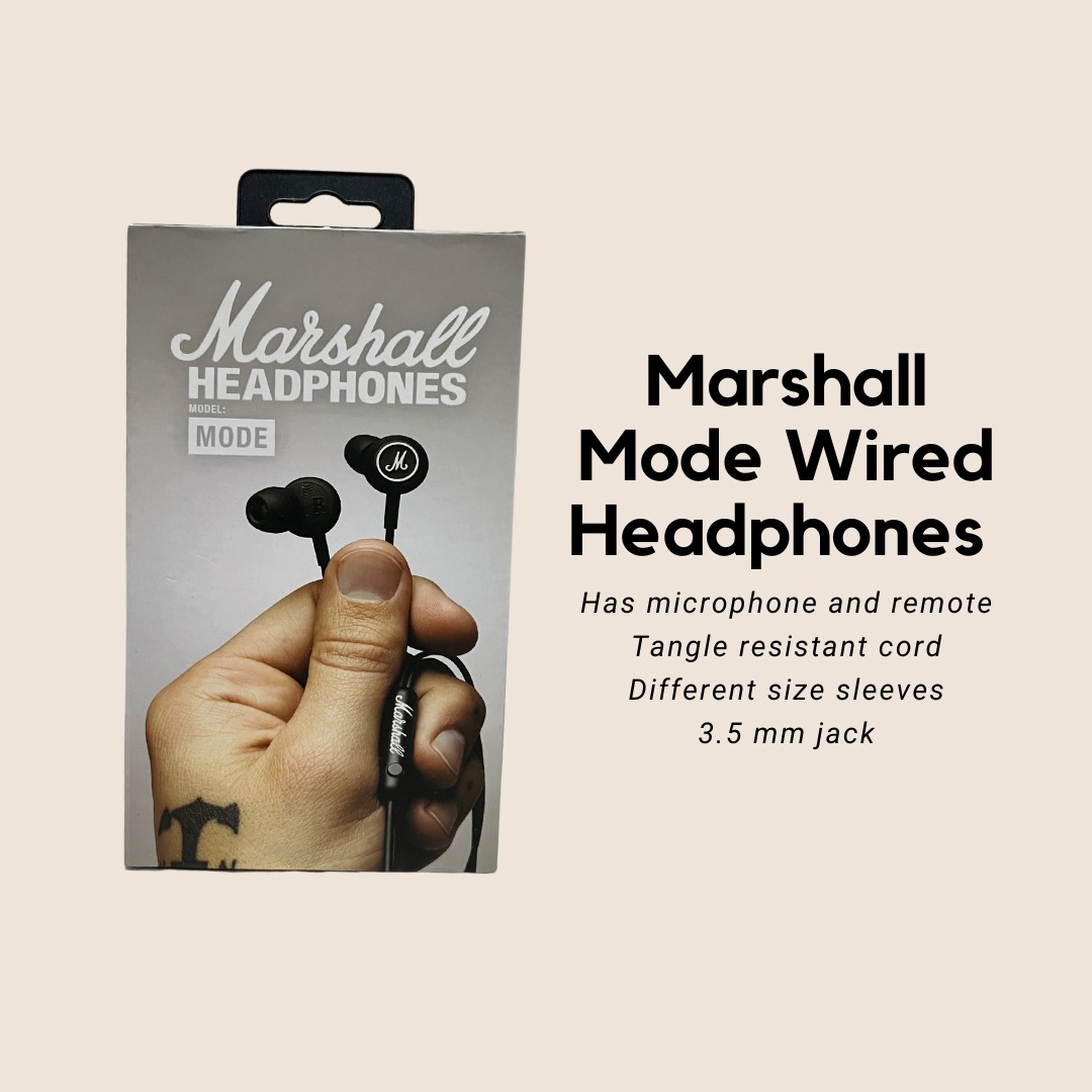 Brand New Marshall Mode Wired Headphones on Carousell