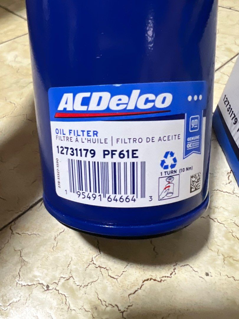 Brand New Original ACDelco AC Delco Oil Filter GM, Car Accessories