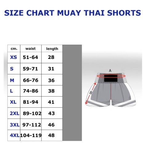Twins muay thai shorts sizing hotsell