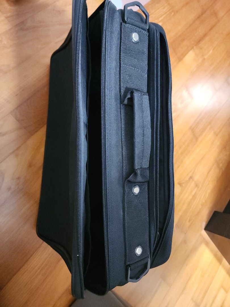 Bree document bag with 2 zippers and strap, Men's Fashion, Bags