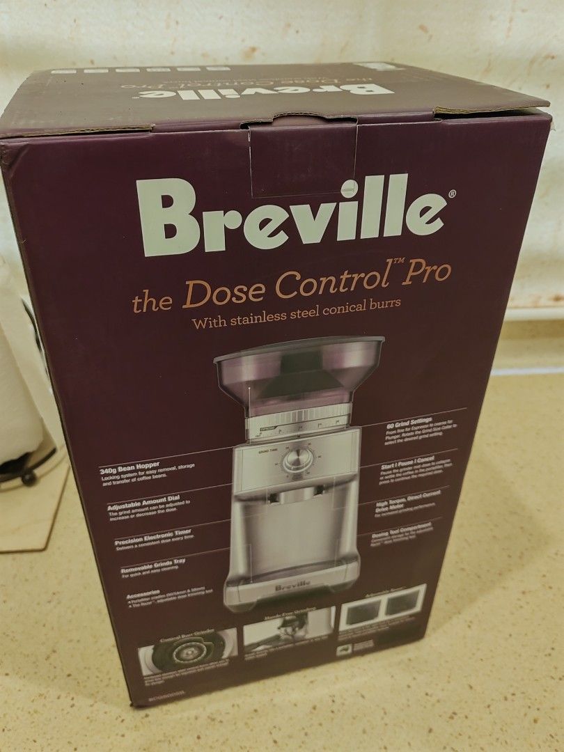Breville Coffee Grinder BCG600, TV & Home Appliances, Kitchen