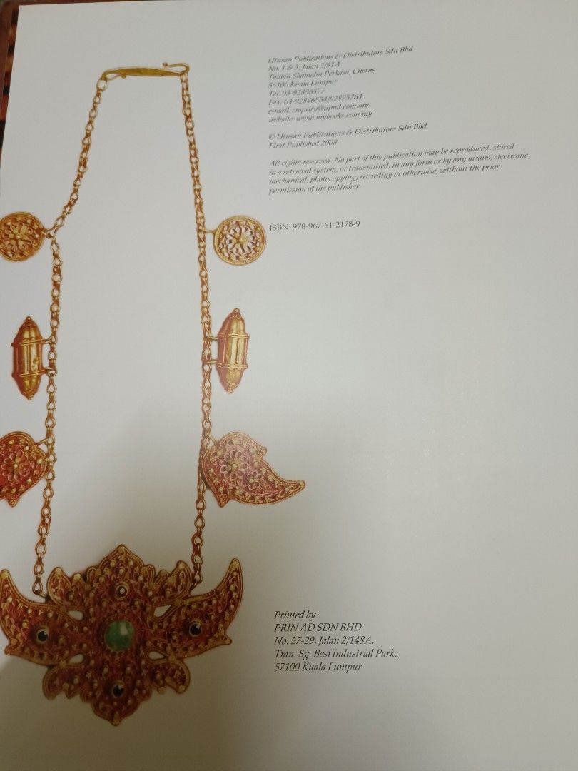 BUKU TRADITIONAL MALAY JEWELLERY