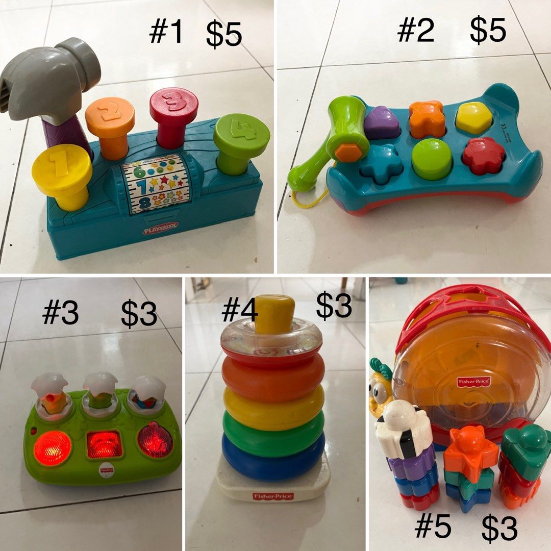 Bundle Toys for babies or toddlers Play Skool and Fisher Price