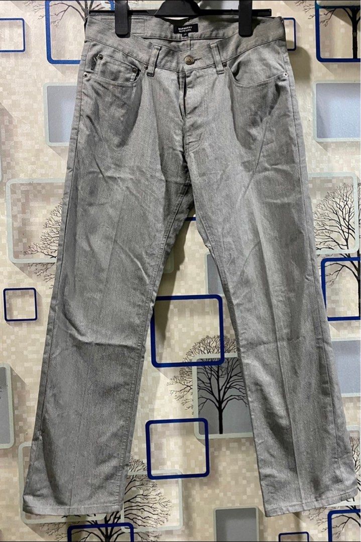 Burberry slim fit on sale pants
