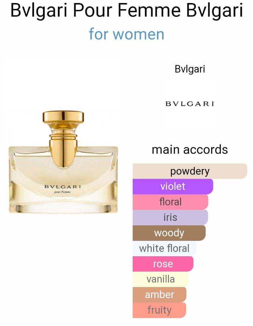 Bvlgari pour femme perfume new arrivals