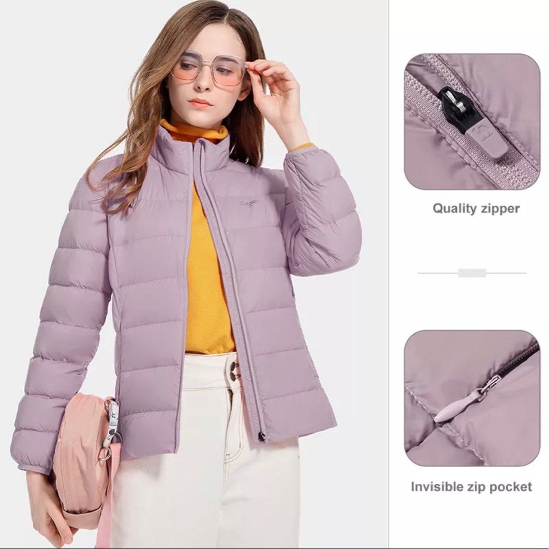 White outdoor jacket store