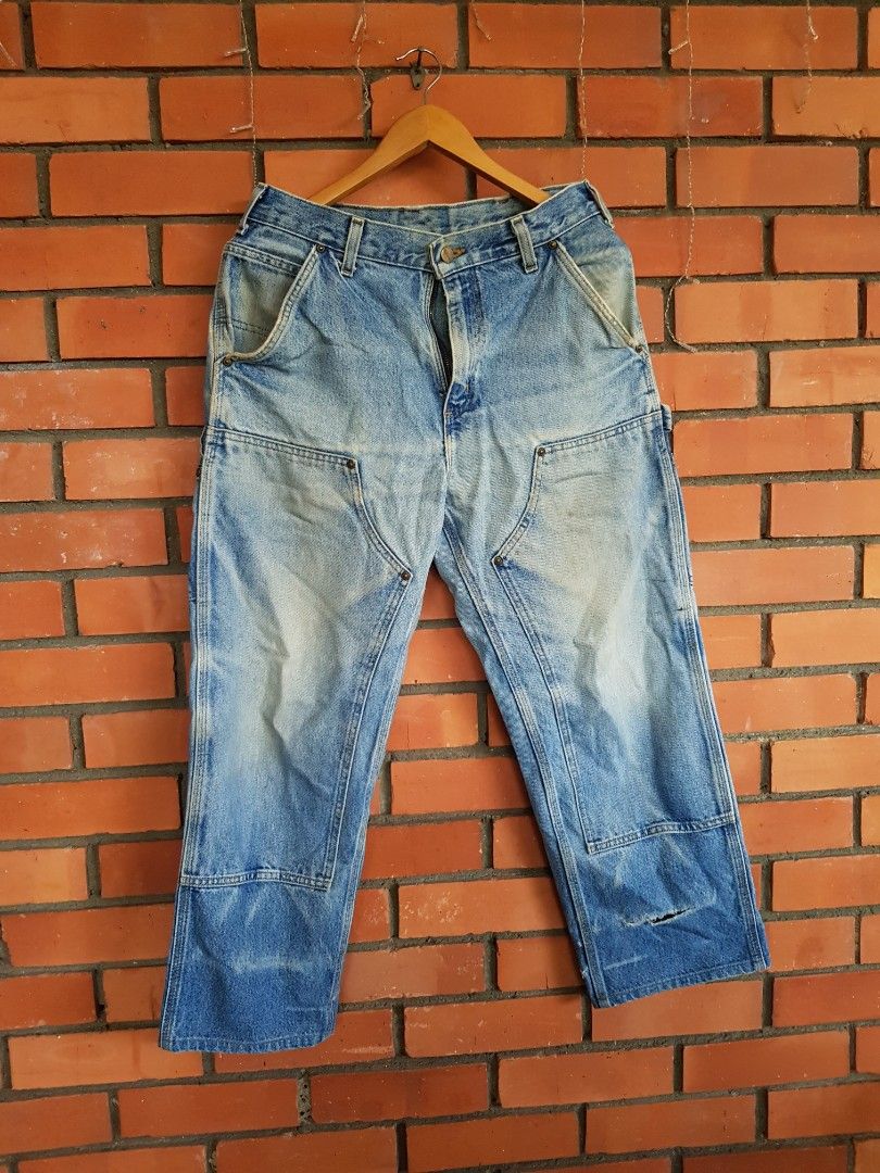 Carhartt Double Knee Jeans Men s Fashion Bottoms Jeans on Carousell