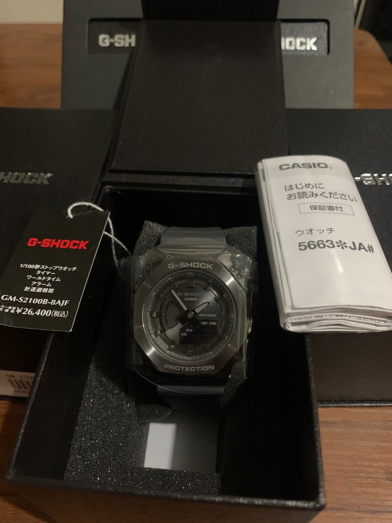 CASIO G-SHOCK GM-S2100B-8AJF, 名牌, 手錶- Carousell