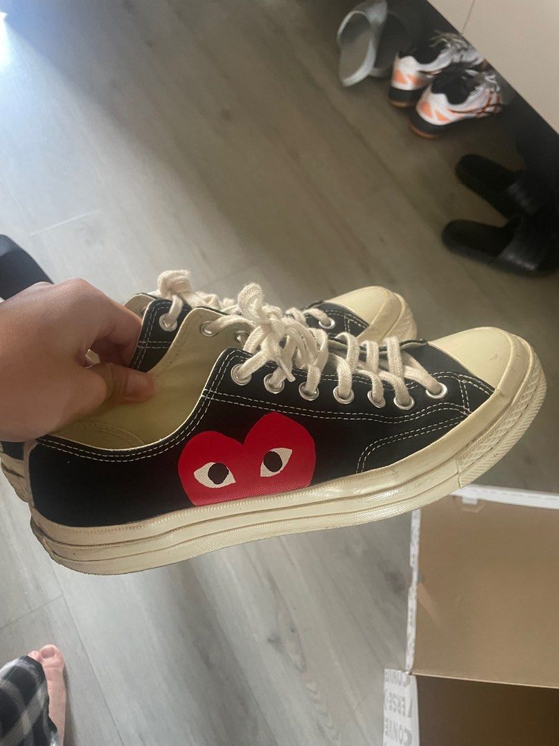 Cdg chuck hotsell taylor low