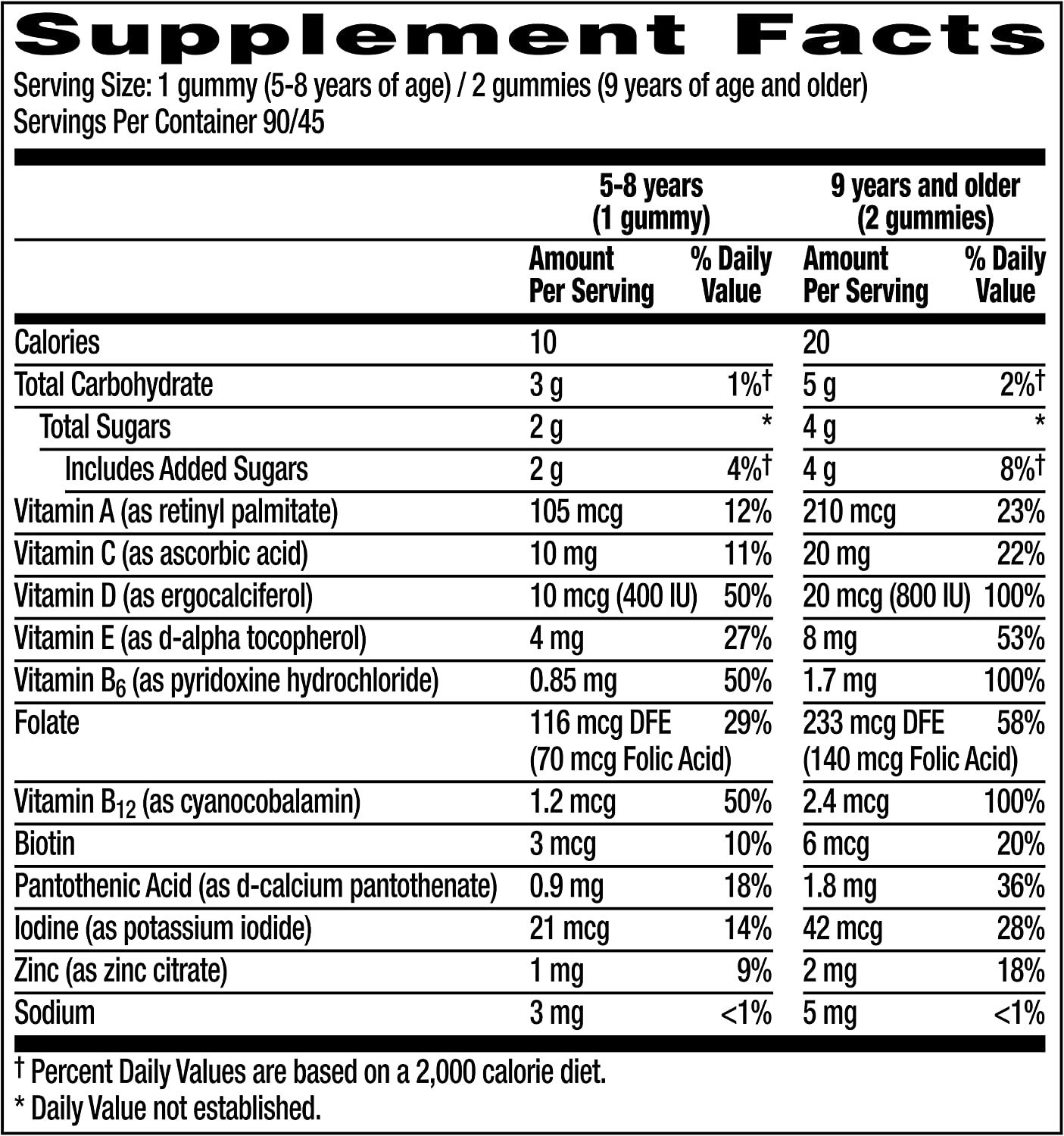 Centrum Kids' Organic Multigummies, Kids Multivitamin Gummies, Organic
