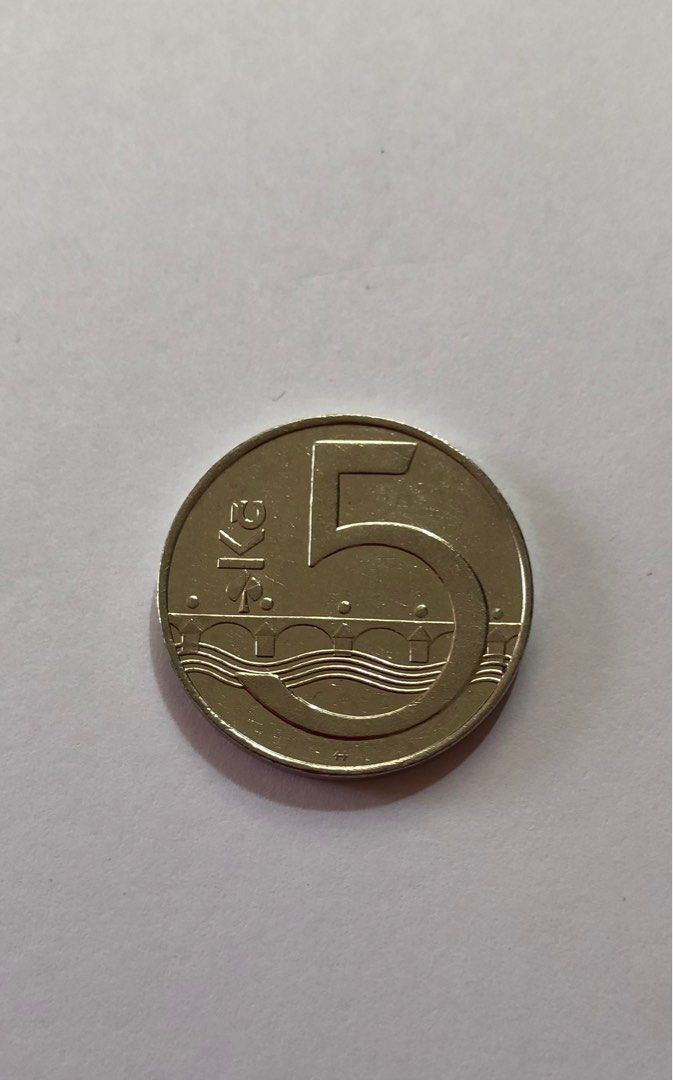 Ceska Republika 1993 5kc coin, Hobbies & Toys, Memorabilia ...