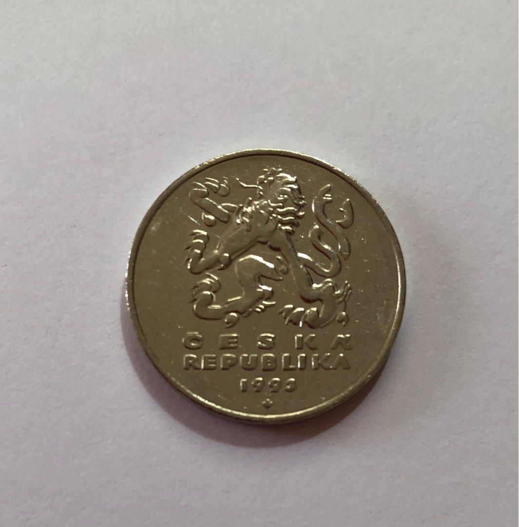 Ceska Republika 1993 5kc coin, Hobbies & Toys, Memorabilia ...