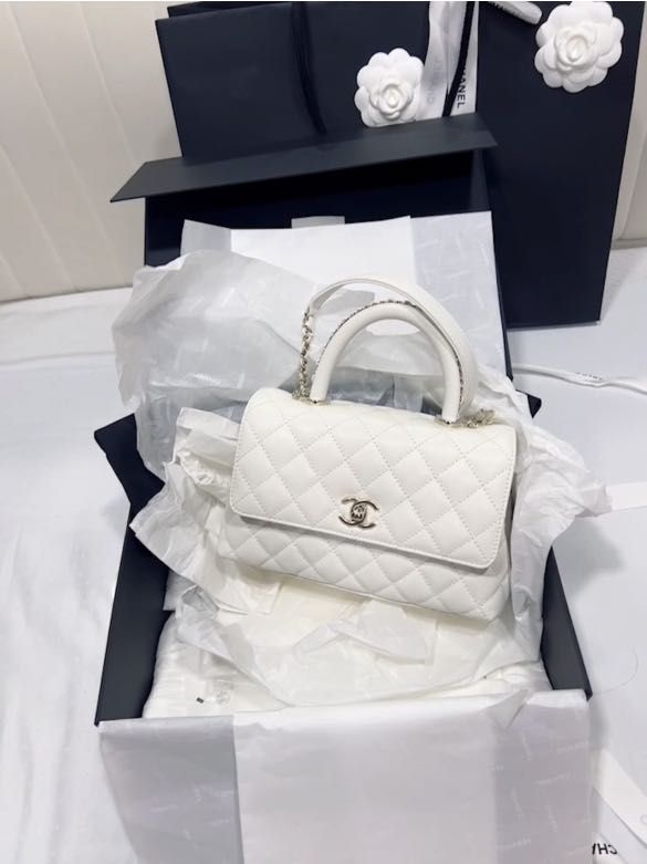 Chanel Coco Handle 23A, Luxury, Bags & Wallets on Carousell