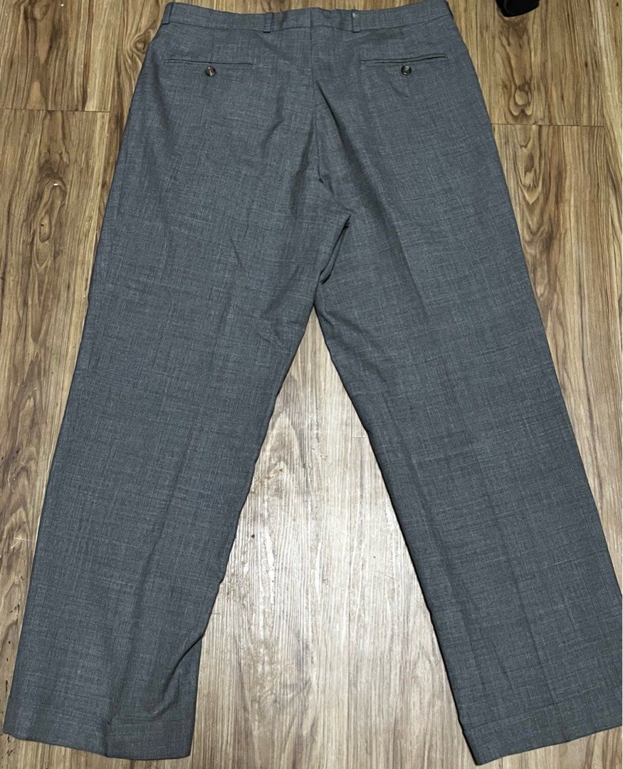 Louis Raphael Men's Dress Pants 30 x 32 Slate Grey Skinny Fit Slacks