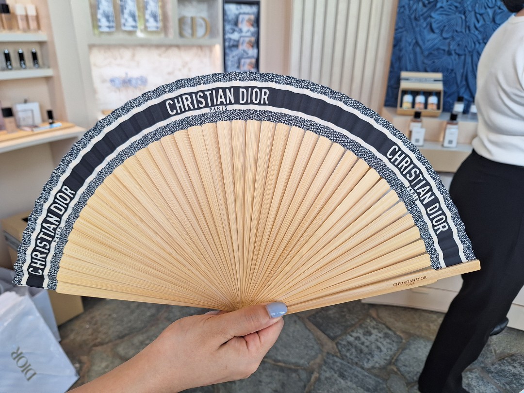 Christian Dior folding fan 2022 ver