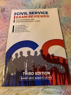 CIVIL SERVICE EXAM REVIEWER (2023 Edition)  /480 pesos