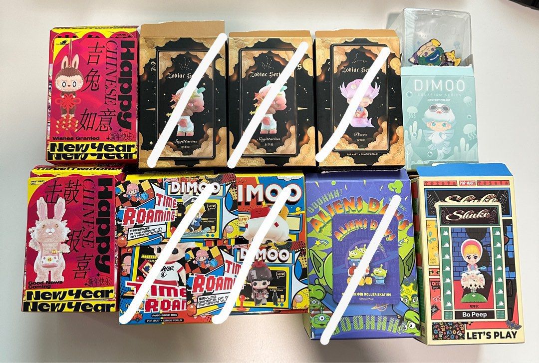 [CLEARANCE] Pop Mart 2023 Lunar New Year, Dimoo Zodiac, Dimoo Time ...