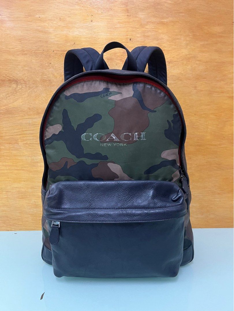 Prada Black Printed Camo Tessuto Front Pocket Medium Backpack at 1stDibs |  prada camouflage backpack