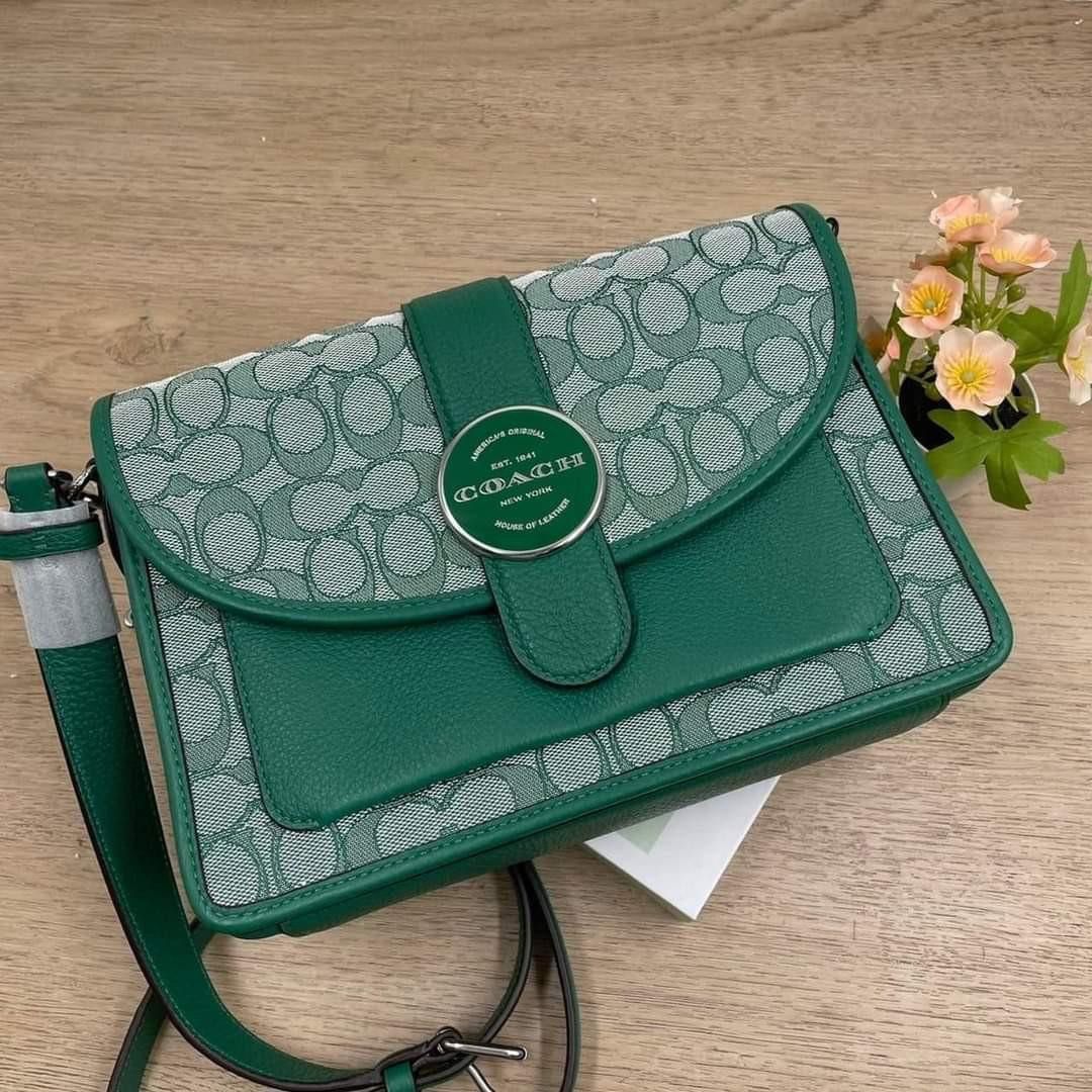 Coach Green Cross Body bag, Women's Fashion, Bags & Wallets, Cross-body Bags  on Carousell