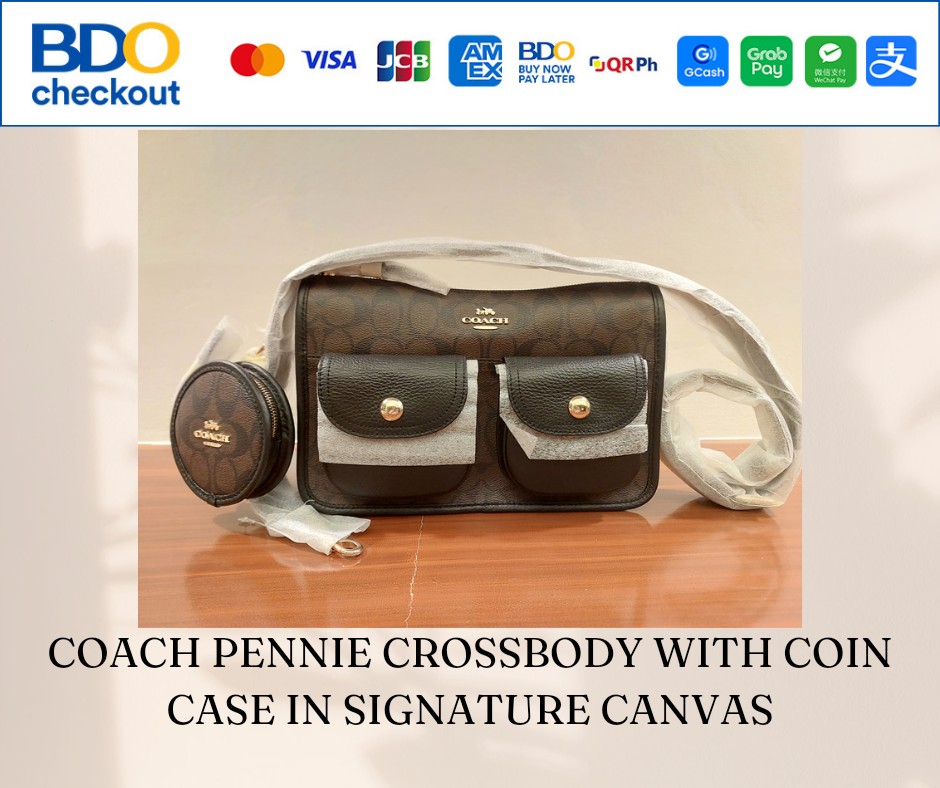Guaranteed Original Coach Pennie Crossbody With Coin Case in