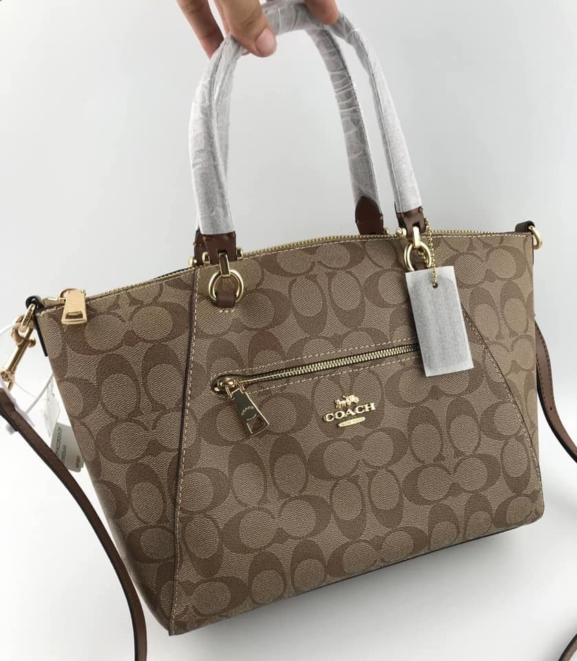 COACH PRAIRIE SATCHEL IN SIGNATURE CANVAS— P 3000 on Carousell
