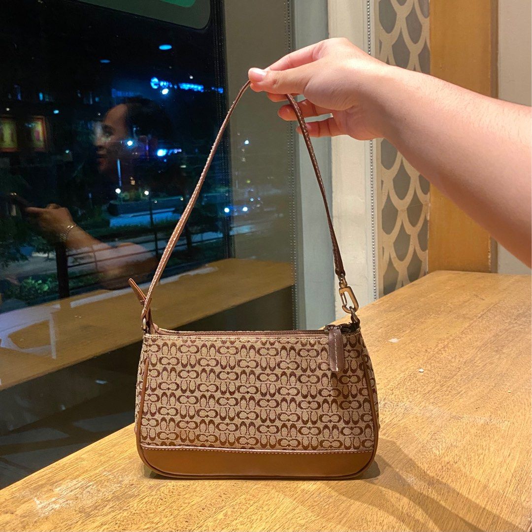 Authentic Coach mini pochette, Luxury, Bags & Wallets on Carousell