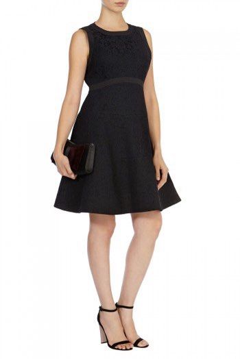 COAST LOUISA LACE DRESS BLACK