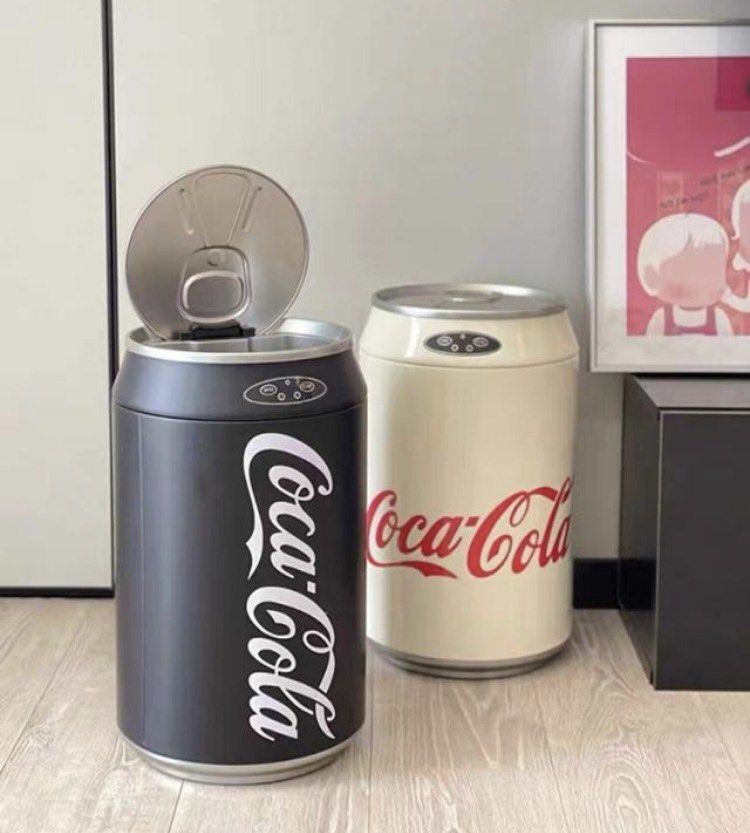 CocaCola Coke Smart Trash Can, Furniture & Home Living, Cleaning & Homecare Supplies, Waste