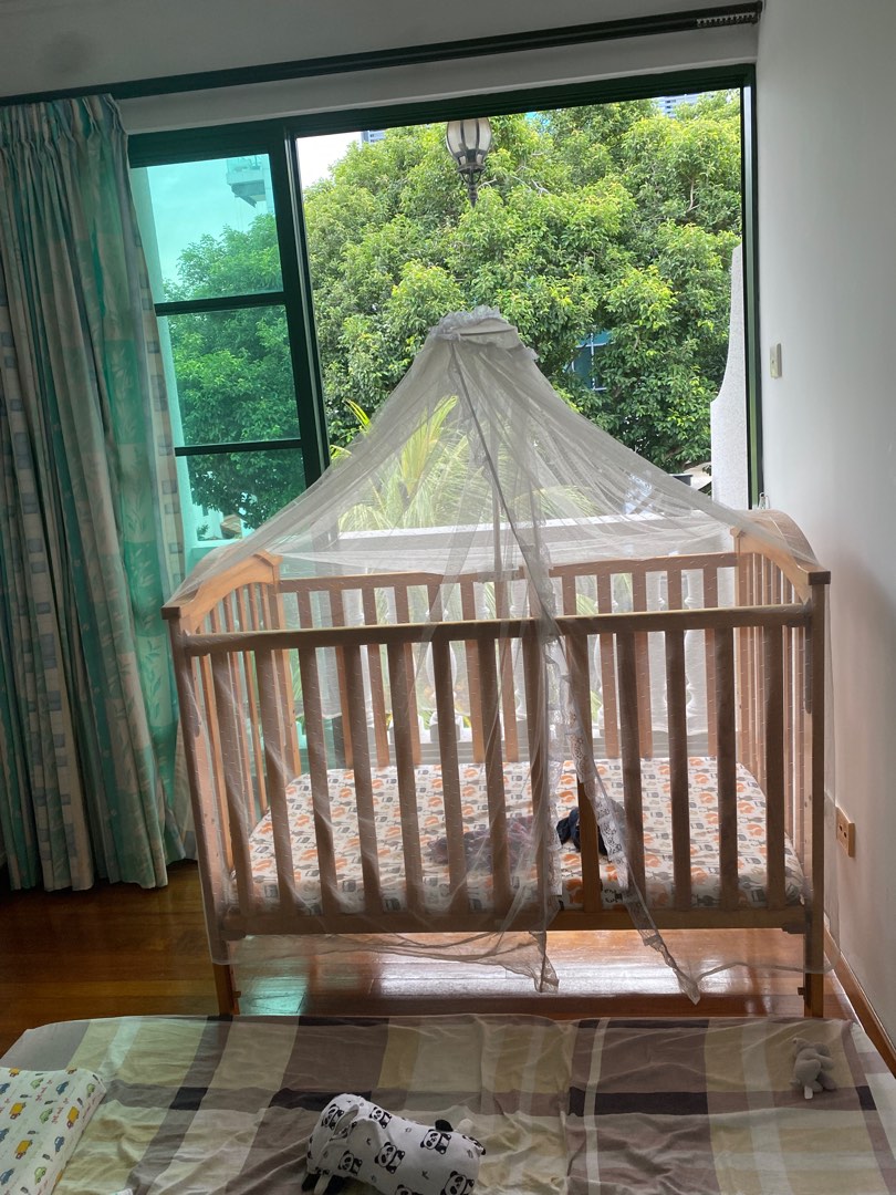 Cot Mosquito net, Babies & Kids, Baby Nursery & Kids Furniture, Cots & Cribs on Carousell