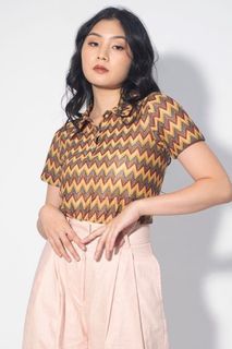 Cotton ink polo shirt