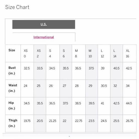 Cotton on sports bra size chart 2025