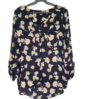 Cotton on floral tunic top beach cover up