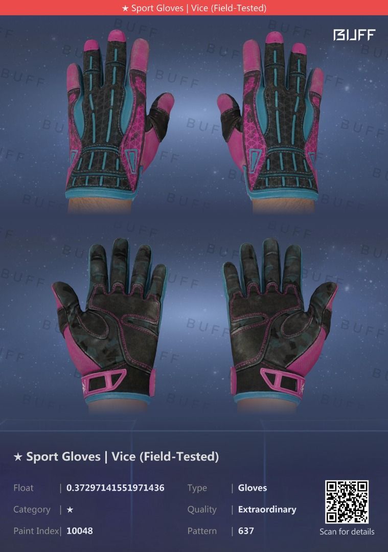 CSGO Sports Glove Vice FT, Video Gaming, Gaming Accessories, InGame