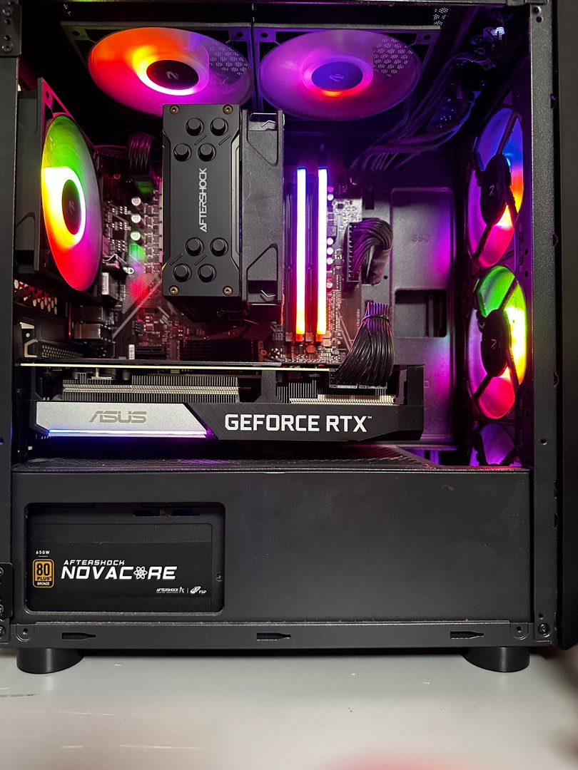 CUSTOM AfterShock PC Ryzen 73700X RTX 3070(pls read description ...