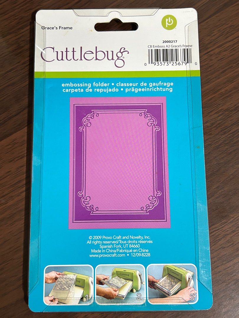 Cuttlebug Embossing Folders, Hobbies & Toys, Stationery & Craft, Craft