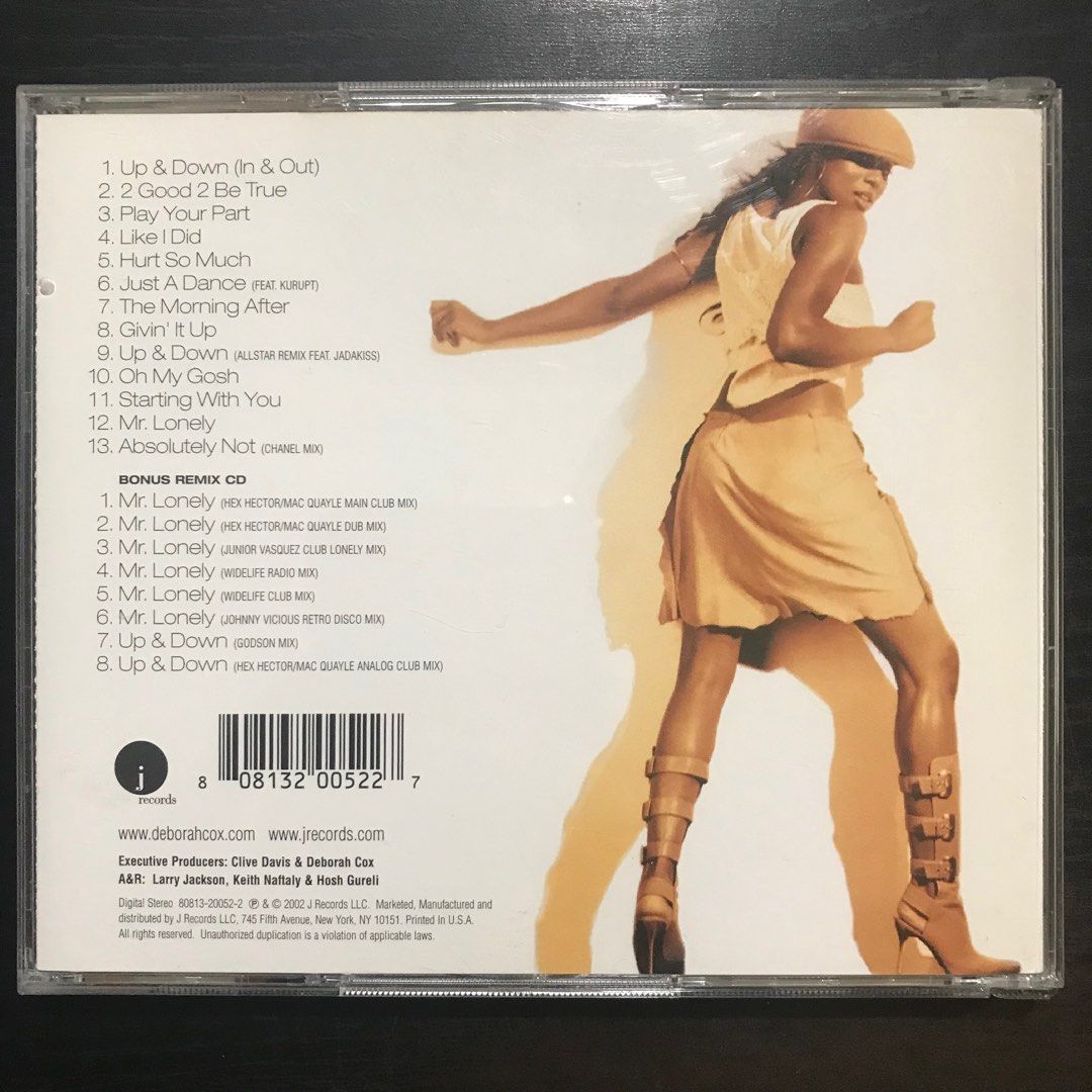 Deborah Cox CD + Bonus Remix CD (Box 22nd)