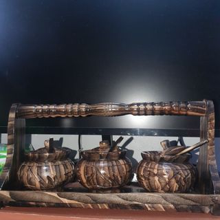 Decor or lagayan nag sugar and  salt