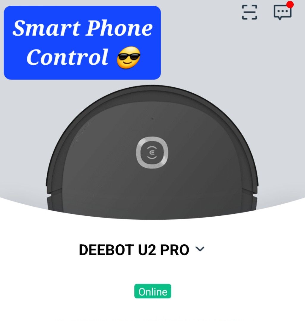 DEEBOT U2 PRO ROBOT VACUUM AND MOP, Elektronik, Lainnya di Carousell