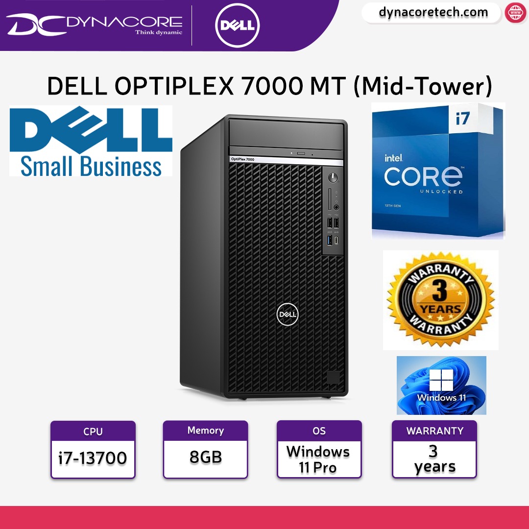 Dell OptiPlex 7010 Plus - SFF - Core i7 13700 2.1 GHz - vPro