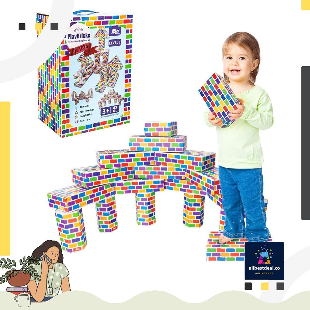 Cardboard sales brick toys