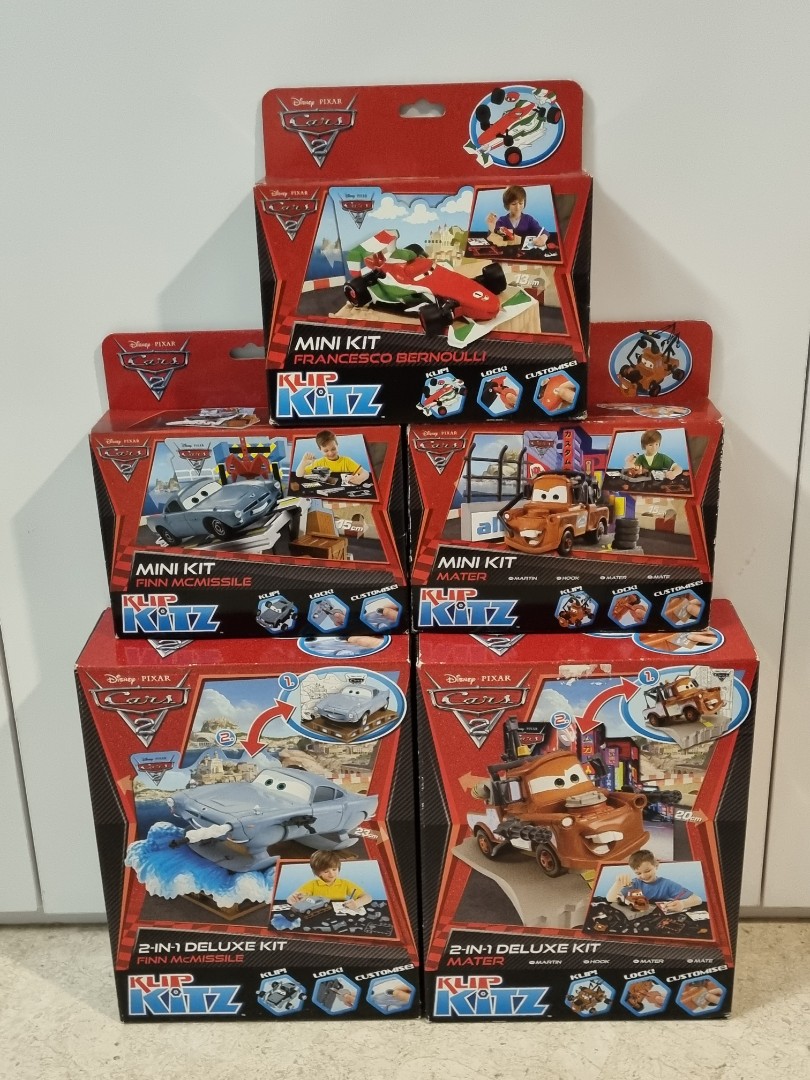 Disney Pixar Cars 2 Klip Kitz Brand New, Hobbies & Toys, Toys